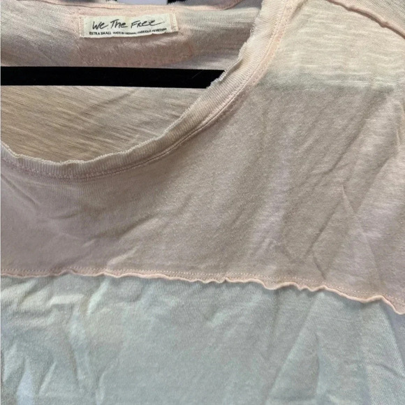 We The Free - free people color block tshirt size XS - Picture 3 of 7